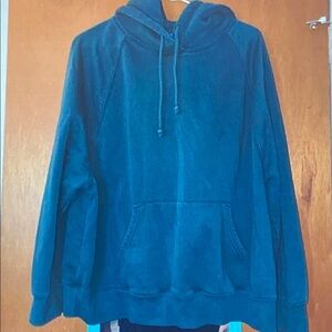 Old Navy Teal Blue Pullover Hoodie